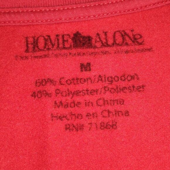 Home Alone Women's Christmas Long sleeve Cropped Top Medium - Picture 4 of 4